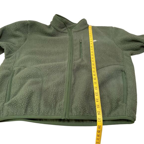 Nike Men's Sportswear Club Fleece Jacket in Fir Green Size Large NWT - Picture 8 of 9